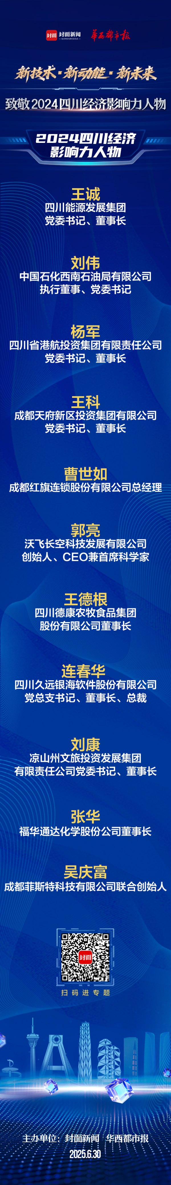 美港通证券 引领发展潮流 彰显榜样力量 “2024四川经济影响力人物”榜单揭晓