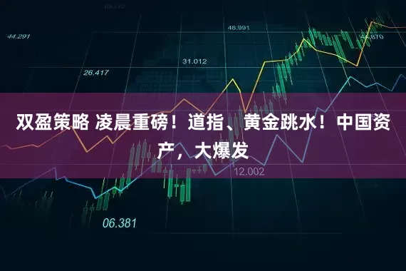 双盈策略 凌晨重磅！道指、黄金跳水！中国资产，大爆发